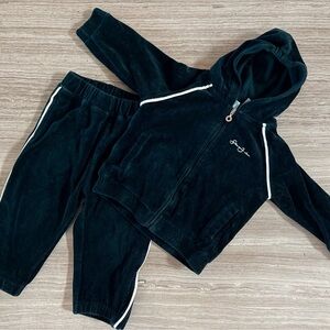Sean John Kids Black Sweatpants & Hoodie Set